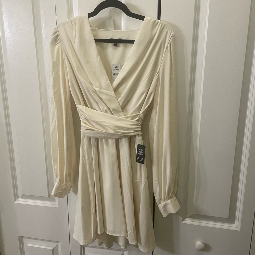 Express Cream Dress